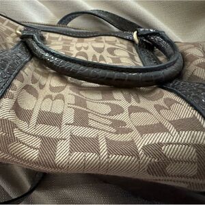 Dana Bachman purse with handles and shoulder strap